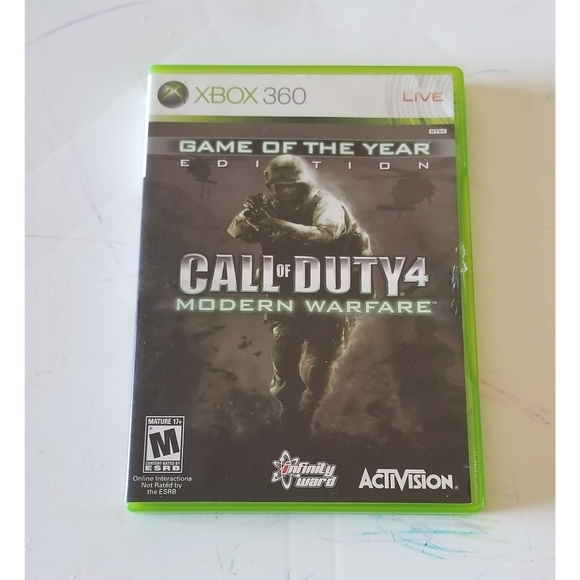 Call Of Duty Modern Warfare 4 For Xbox 360 Game Of The Year Edition Case Only - Picture 1 of 3